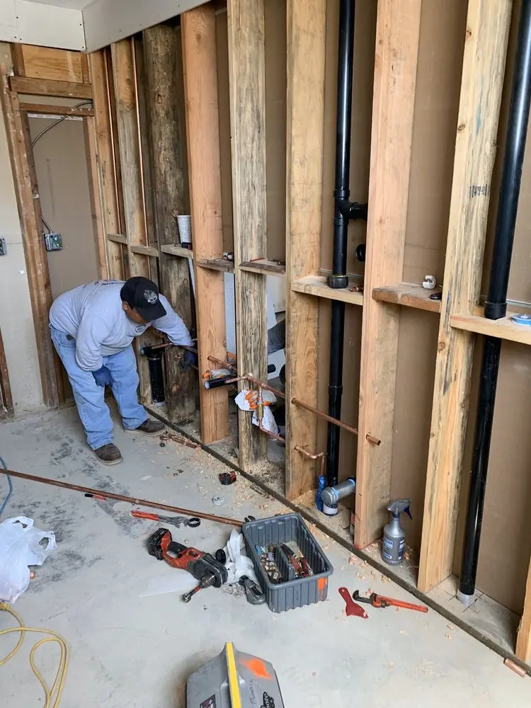 Commercial rough-in plumbing for Water Heater Replacement in West Orange